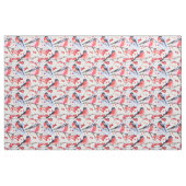 Tissu Motif d'oiseaux de Red Robin (Yard)