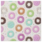 Tissu Motif Donut (Fermer)