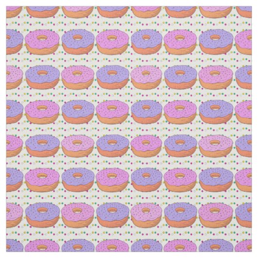 Tissu Motif Donut (Échantillon)