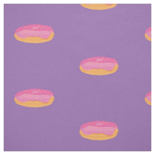 Tissu Motif Donuts (Échantillon)