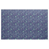 Tissu Motif Doodle Paisley Bleu foncé (Yard)