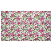 Tissu Motif d'orchidée rose (Fat Quarter)