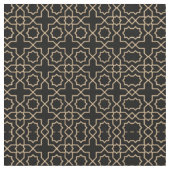 Tissu Motif doré islamique arabe (Fermer)