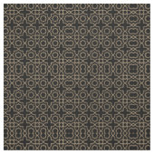 Tissu Motif doré islamique arabe (Échantillon)