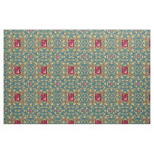 Tissu Motif doré sans couture avec rubis (Fat Quarter)