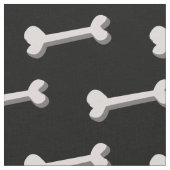 Tissu Motif d'os de chien (Fermer)