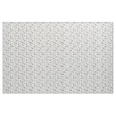 Tissu Motif d'outils de manucure blanc mou (Yard)