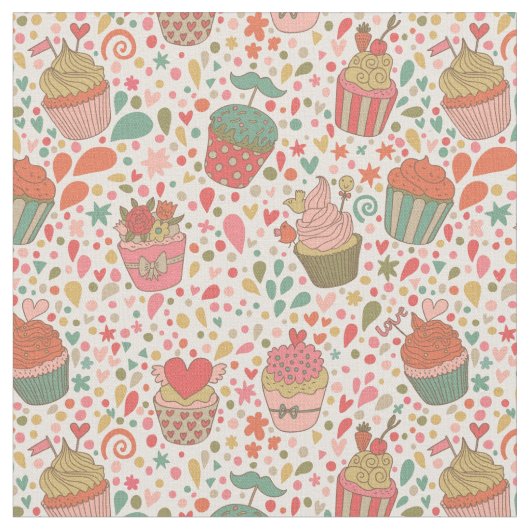 Tissu Motif doux (Fermer)