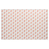 Tissu Motif Dragons de Feu Rouges (Yard)