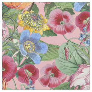 Tissu Motif du jardin des fleurs printanières