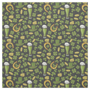 Tissu Motif du jour de St Patrick
