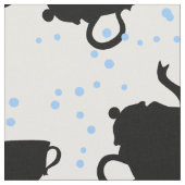 Tissu Motif du Tea Party (Fermer)