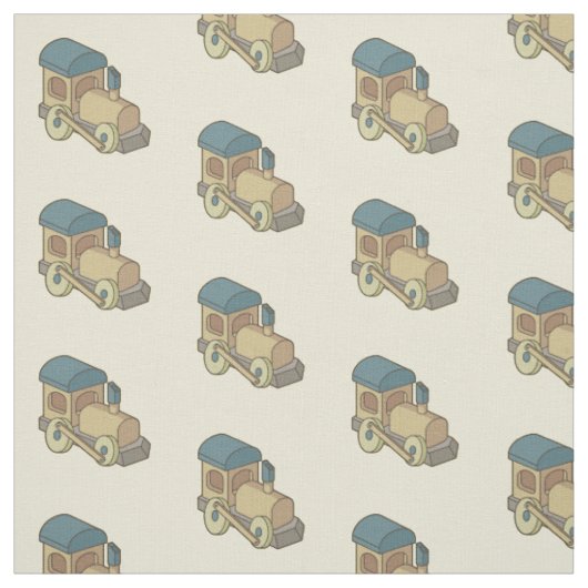 Tissu Motif du train de jouets (Échantillon)
