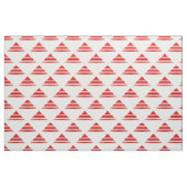 Tissu Motif du triangle blanc rouge Geo (Yard)