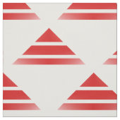 Tissu Motif du triangle blanc rouge Geo (Échantillon)