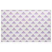 Tissu Motif du triangle blanc violet (Yard)