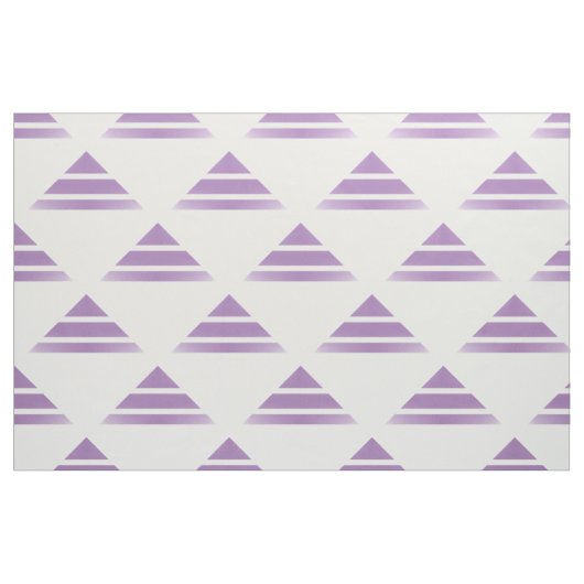 Tissu Motif du triangle blanc violet (Fat Quarter)