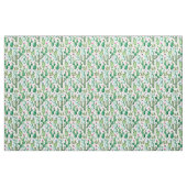 Tissu Motif d'usines de cactus d'aquarelle (Yard)