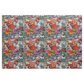 Tissu Motif dynamique urbain d'art de graffiti d'art de (Fat Quarter)