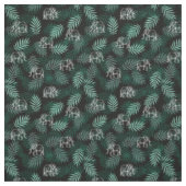 Tissu Motif Éléphant (Échantillon)