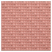 Tissu Motif Eléphants rose doux (Échantillon)