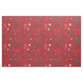 Tissu Motif Elf Candy Checker (Fat Quarter)