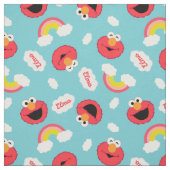 Tissu Motif Elmo et Rainbows (Échantillon)