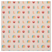 Tissu Motif Elmo moderne (Échantillon)
