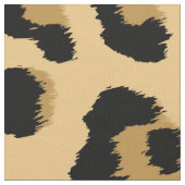 Tissu Motif Empreinte de léopard (Fermer)