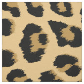Tissu Motif Empreinte de léopard (Échantillon)