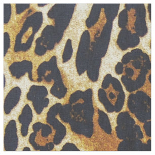 Tissu Motif Empreinte de léopard Abstrait