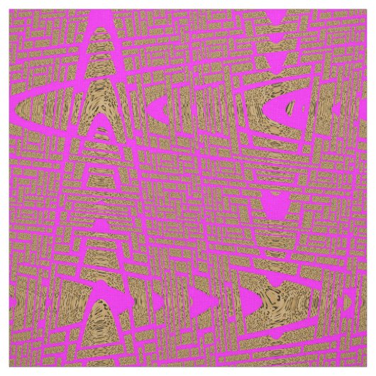 Tissu Motif Empreinte de léopard rose chaud (Échantillon)