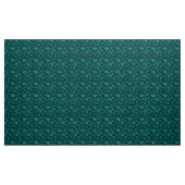 Tissu motif Empreinte de patte en vert (Yard)
