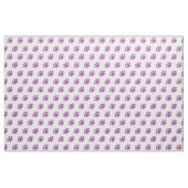 Tissu Motif Empreinte de patte violet (Fat Quarter)