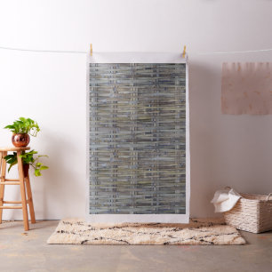Tissu Motif en bambou tissé