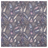 Tissu Motif en cristal - pierre précieuse et bijouterie  (Échantillon)