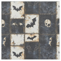 Motif en jean gothique grunge avec chauves-souris