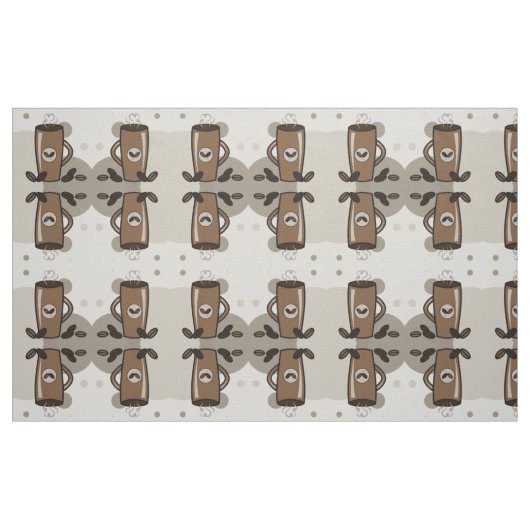 Tissu motif en latte (Fat Quarter)