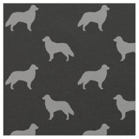 Motif enduit plat de silhouettes de chien d'arrêt