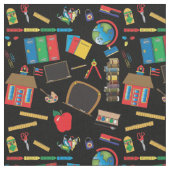 Tissu Motif enseignant scolaire (Fermer)