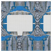 Tissu Motif et texte fractionné psychédélique (Fermer)