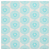 Tissu Motif ethnique 2 de turquoise (Échantillon)