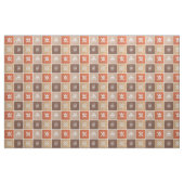 Tissu Motif ethnique africain avec symboles Adinkra (Fat Quarter)