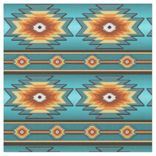 Tissu motif ethnique du sud-ouest