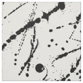 Tissu Motif extensible abstrait noir (Échantillon)