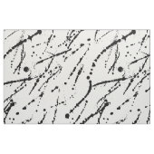 Tissu Motif extensible abstrait noir (Fat Quarter)