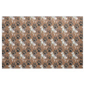 Tissu motif extensible et continu Bull Terrier (Yard)
