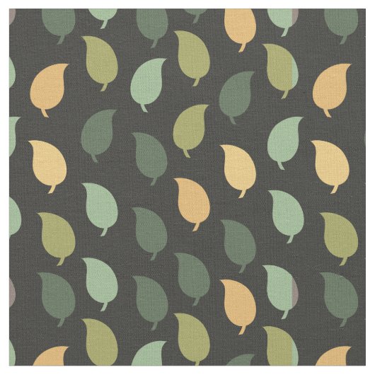 Tissu Motif feuille (Fermer)