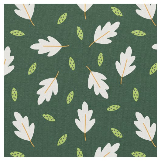 Tissu Motif feuille d'arbre mûre (Fermer)