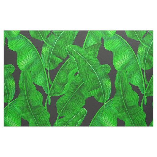 Tissu Motif feuille de banane (Fat Quarter)